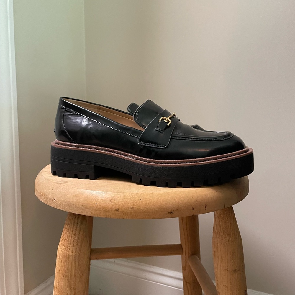 Sam Edelman leather chunky leather shoe